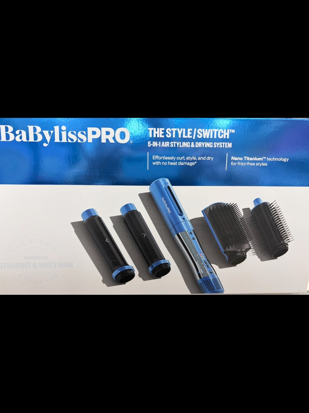BaByliss PRO 5-in-1 Air Styling System in Blue and Black
